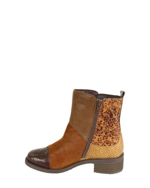 David Tate Brown Swinger Cap Toe Bootie