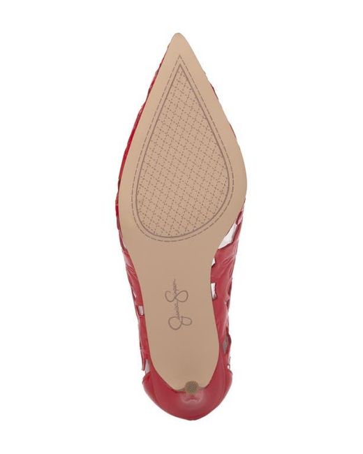 Jessica Simpson Red Erinia Pointed Toe Pump