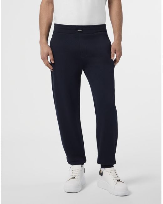 Philipp Plein Blue Basic Joggers Plein for men