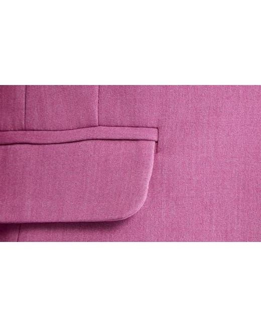 Tahari Pink One-Button Blazer