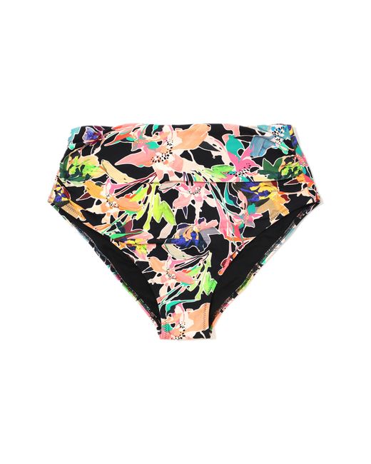 Hanky Panky Multicolor Ruched High Waist Bikini Bottoms