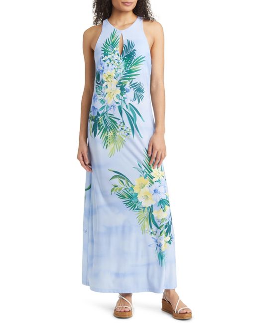 Tommy Bahama Jasmina Seaside Blooms Maxi Dress in Blue | Lyst