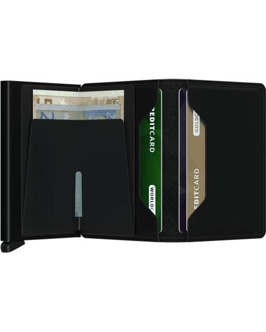 Secrid Black Slimwallet Matte for men
