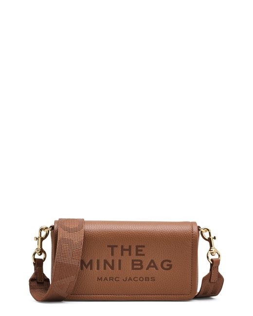 Marc Jacobs Brown The Mini Leather Crossbody Bag