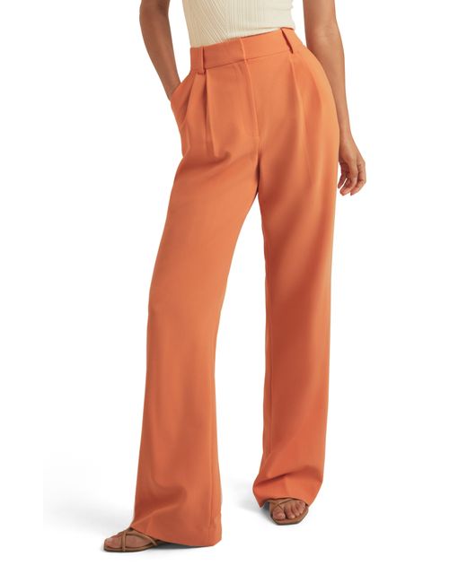 FAVORITE DAUGHTER Orange The Favorite Pant Pleated Pants