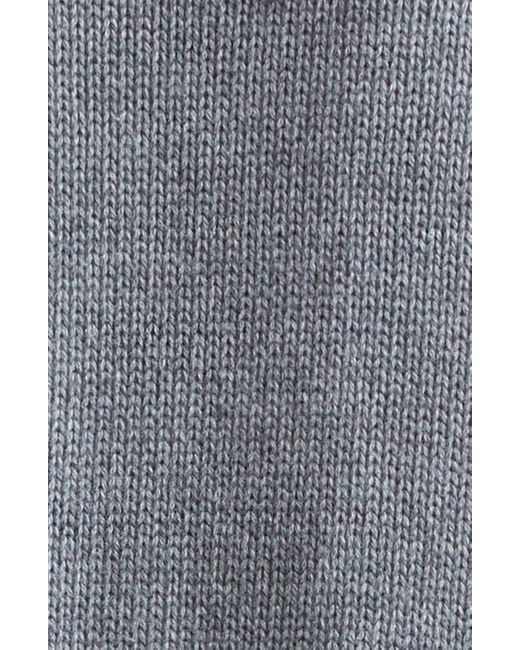 Area Gray Distressed Crystal Cotton & Cashmere Cardigan