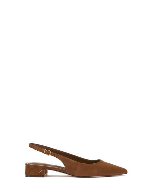 Vince Camuto Brown Valiey Slingback Flat