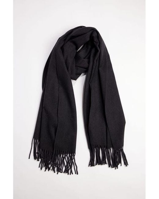 Hat Attack Black Travel Scarf