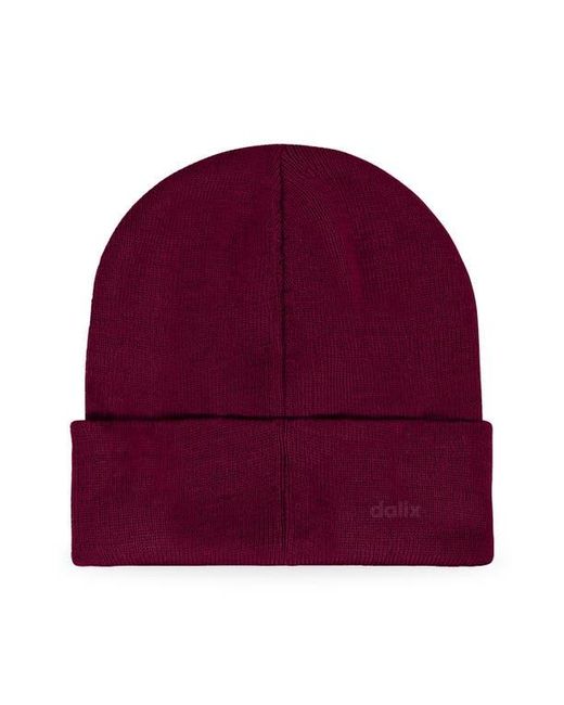 Alix Red Lil Flower Beanie Cap