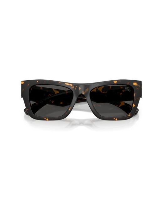 Burberry Black 53Mm Rectangle Sunglasses