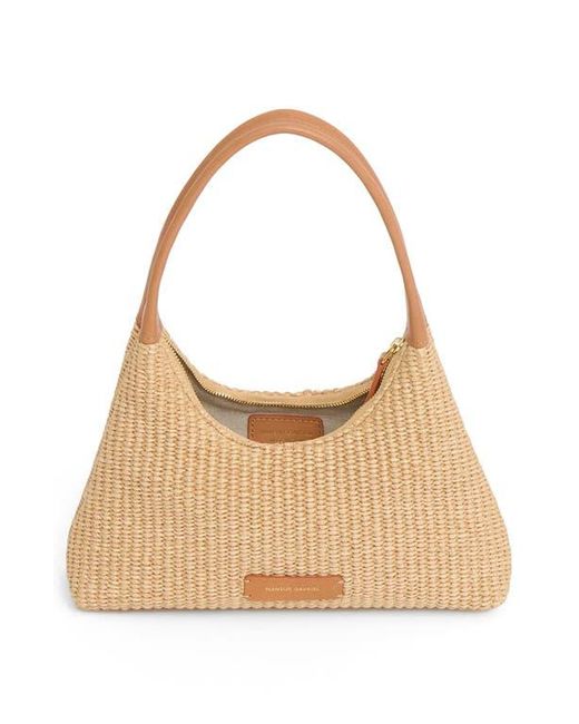 Mansur Gavriel Natural Mini Candy Woven Raffia Hobo Bag