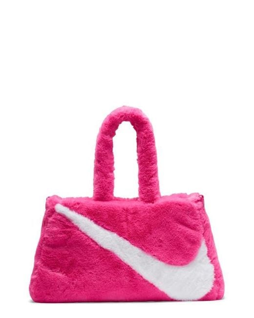 fluffy nike duffel bag