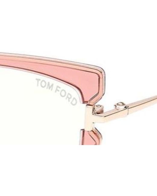 Tom Ford Multicolor 54Mm Butterfly Light Blocking Optical Glasses