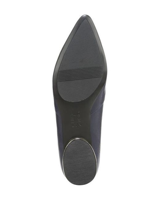 Naturalizer Blue Havana Pointed Toe Flat