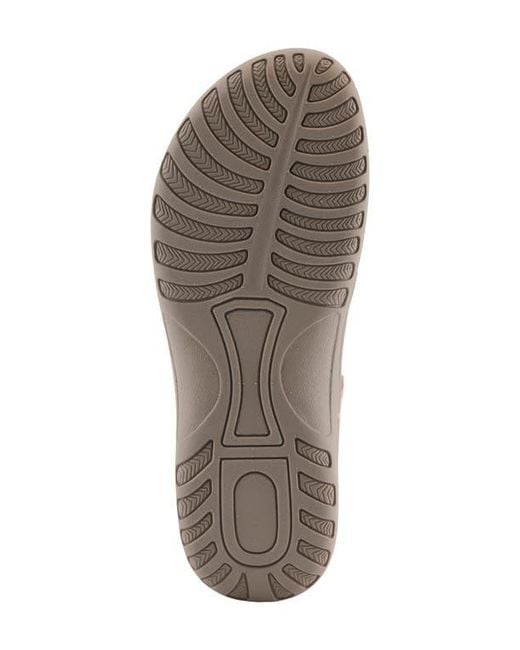 Flexus by Spring Step Gray Crossbeam Sandal