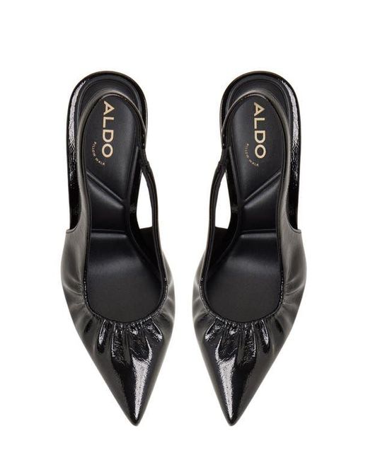 ALDO Black Mystie Slingback Pointed Toe Pump