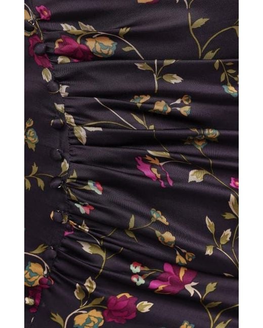 lisbeth midi dress blue floral Lisbeth Midi Dress