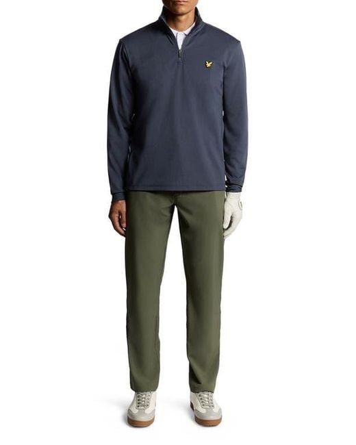 Lyle & Scott Blue Golf Course Midlayer for men