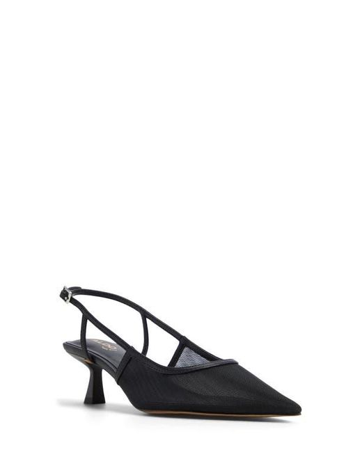 ALDO Black Maxina Mesh Slingback Pump
