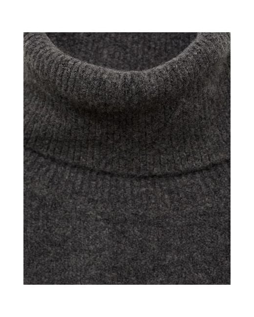 Mango Black Turtleneck Sweater
