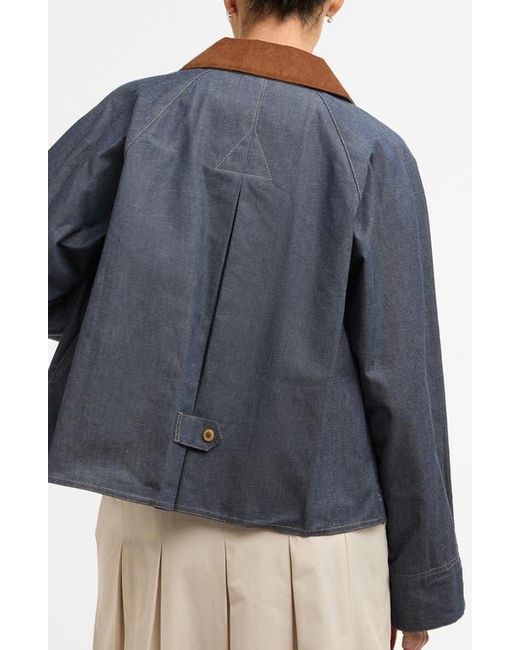 Barbour Black Freckleton Denim Swing Jacket