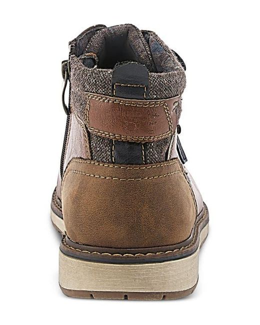 Spring Step Brown Johnny Boot for men