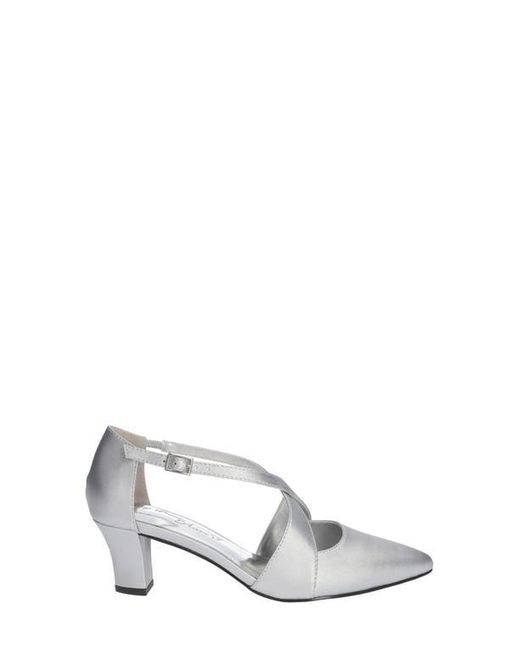 Easy Street White Elegance Pointed Toe Pump