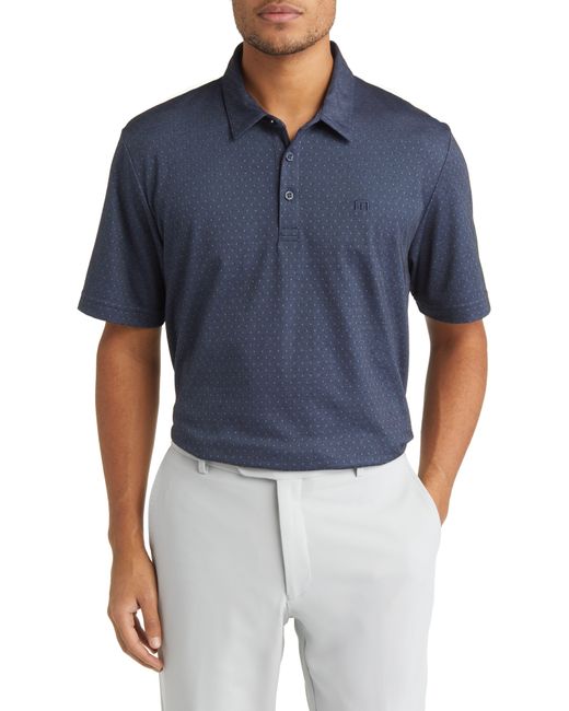 Travis Mathew Handsome Town Classic Fit Short Sleeve Polo in Blue for ...