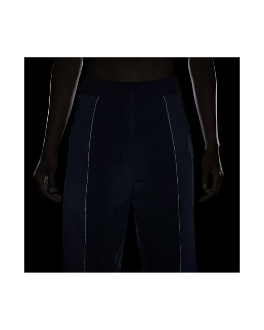 Nike Blue Running Division Water Repellent High Waist Pants