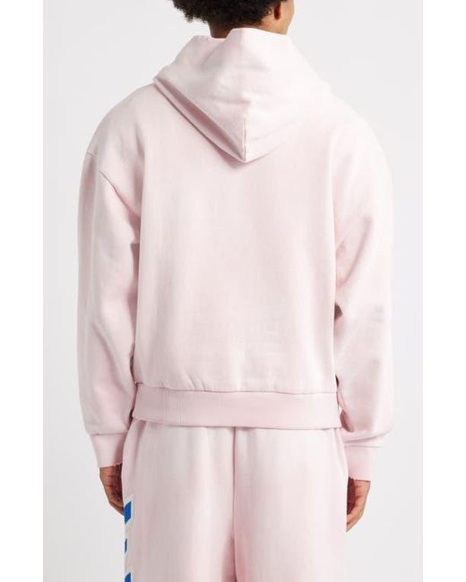 Elwood Pink Fireside Distressed Logo Hoodie for men