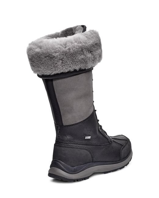 UGG Leather UGG Adirondack Ii Waterproof Tall Boot in Black - Lyst