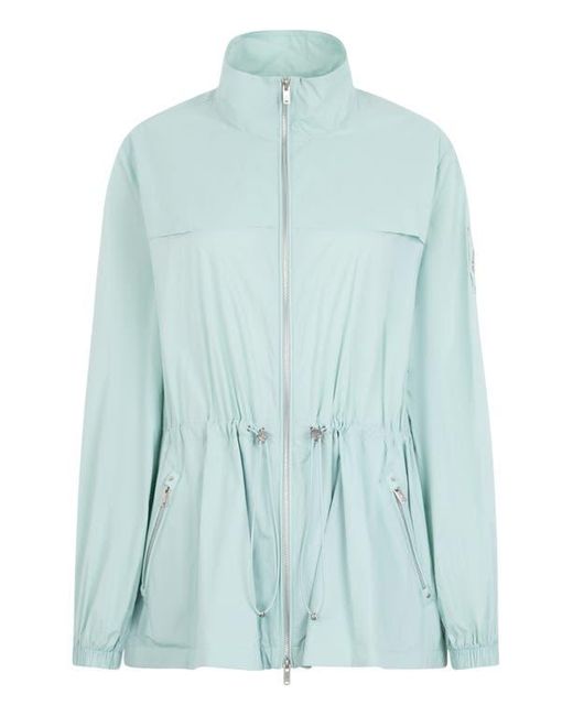 Moose Knuckles Blue Labelle Water Repellent Ripstop Jacket