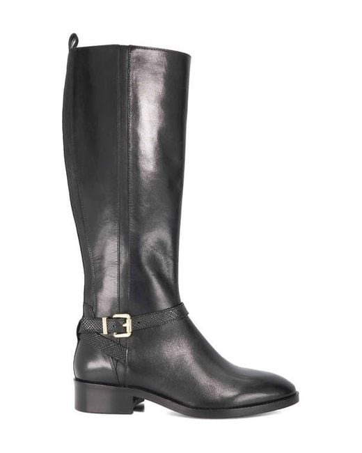 Dune Women's Black Tillies Knee High Boot