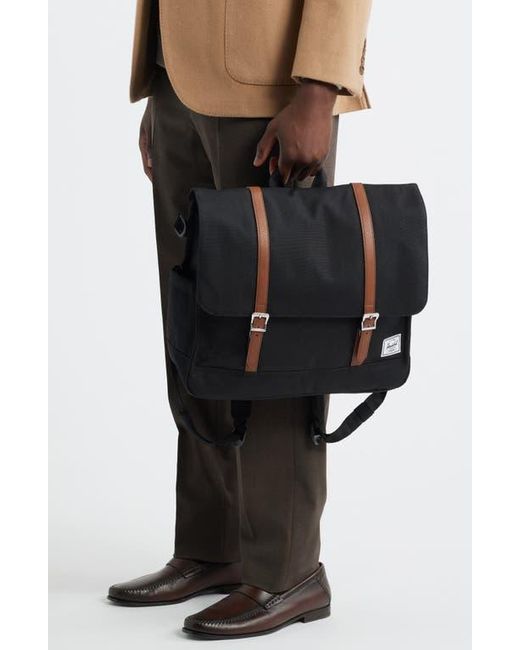 Herschel Supply Co. Black Survey Convertible Messenger Bag