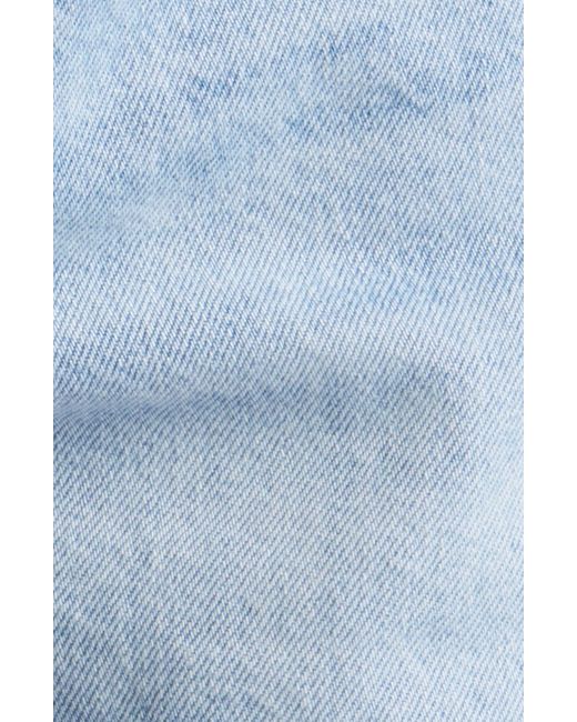 AG Jeans Blue Hailey High Waist Relaxed Denim Cutoff Shorts