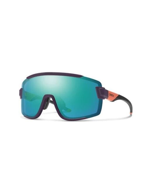 Smith Blue Wildcat Chromapop Shield Snow Goggles