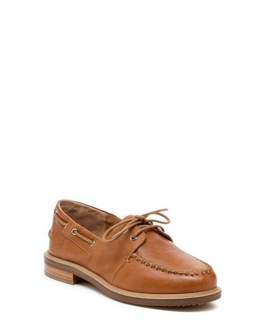 Kelsi Dagger Brooklyn Brown Linny Boat Shoe