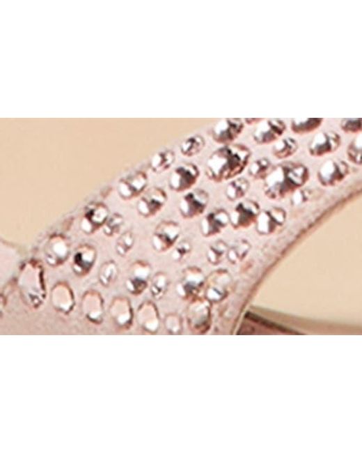 Stuart Weitzman Pink Nudist Shine 75 Sandal