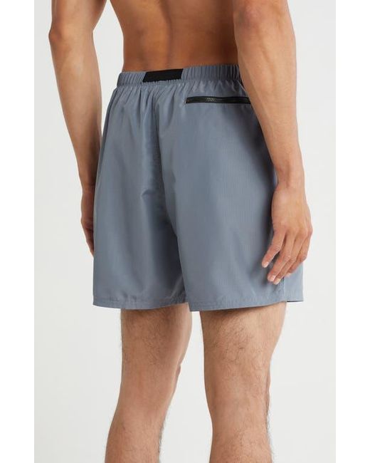 Nike Blue 5-Inch Cargo Swim Trunks for men
