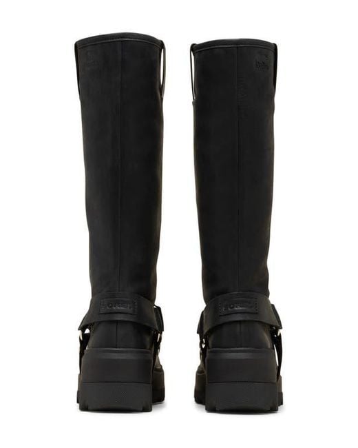 Sorel Black Joan Frwd Waterproof Harness Boot
