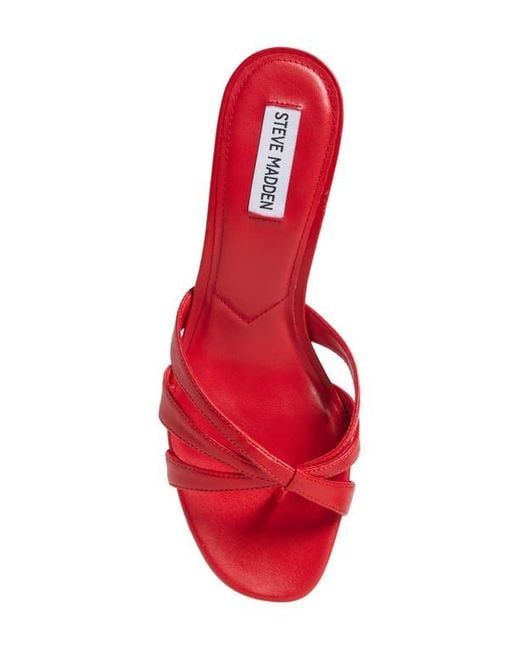 Steve Madden Red Cary Heeled Sandal