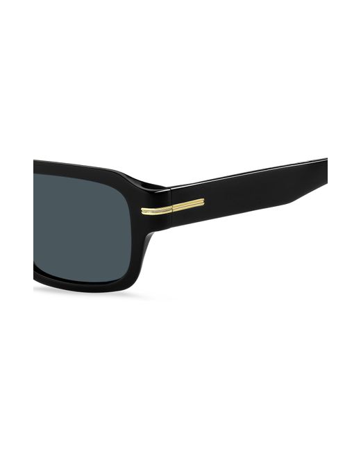 Boss Black 53mm Rectangular Sunglasses for men