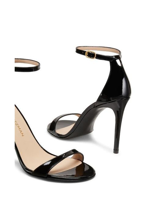 Stuart Weitzman Black Nudist Ii 75 Sandal
