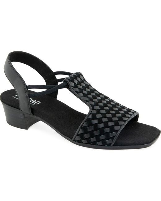 Munro Black Susan Sling Back Sandal