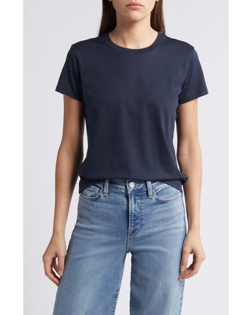 FRAME Blue Baby Tee