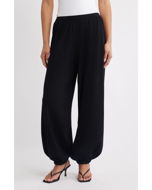 Mango Black Lalala Cuffed Pants