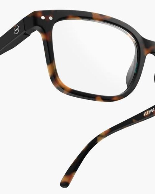 Izipizi Black #L 54Mm Rectangular Reading Glasses