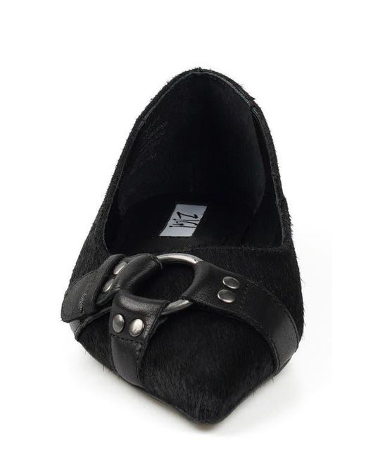 Zigi Black Hilo Pointed Toe Flat