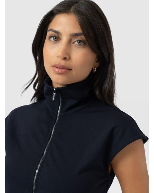 Saint + Sofia Blue Keller Jumpsuit