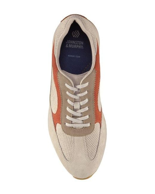 Johnston & Murphy Brown Chase Perforated Sneaker for men